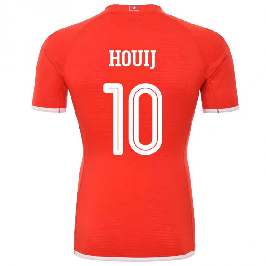 Damen Tunesische Mariem Houij #10 Rot Heimtrikot Trikot 22-24 T-shirt Schweiz