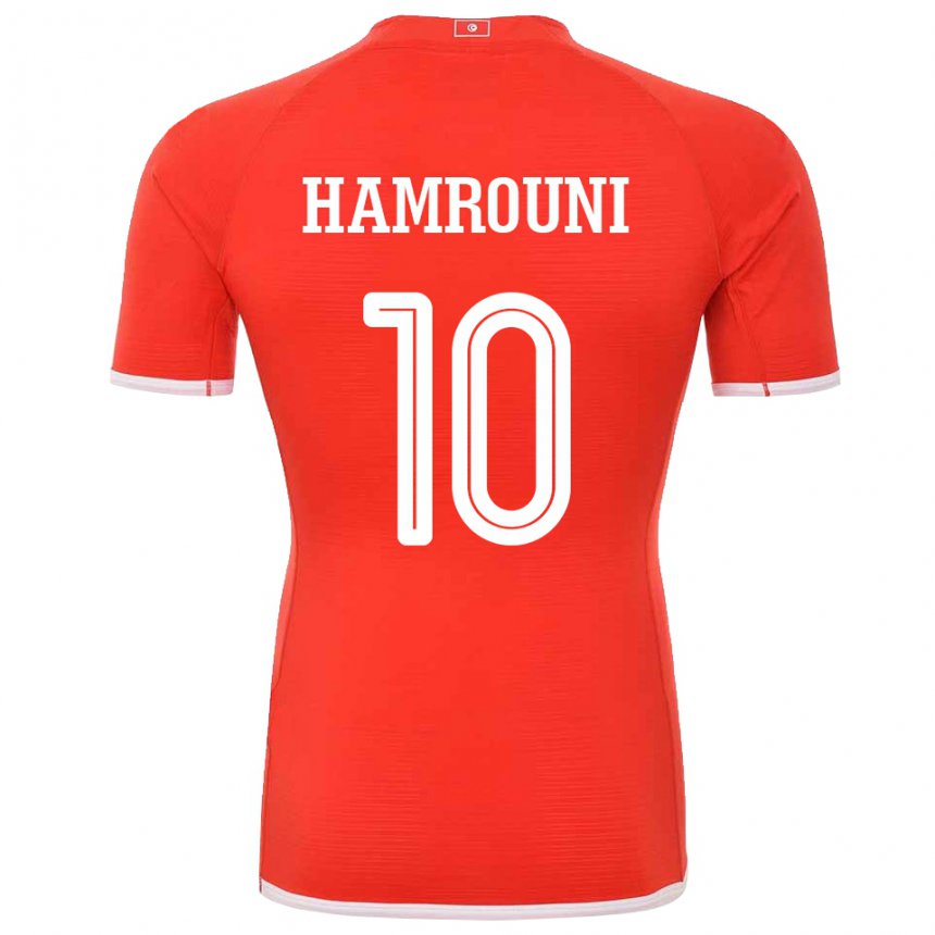 Damen Tunesische Rayen Hamrouni #10 Rot Heimtrikot Trikot 22-24 T-shirt Schweiz