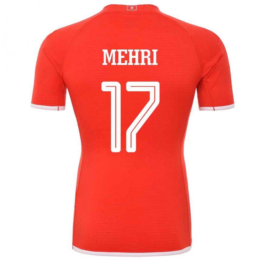 Damen Tunesische Malek Mehri #17 Rot Heimtrikot Trikot 22-24 T-shirt Schweiz