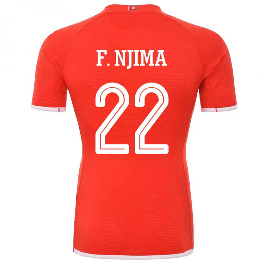 Damen Tunesische Firas Ben Njima #22 Rot Heimtrikot Trikot 22-24 T-shirt Schweiz