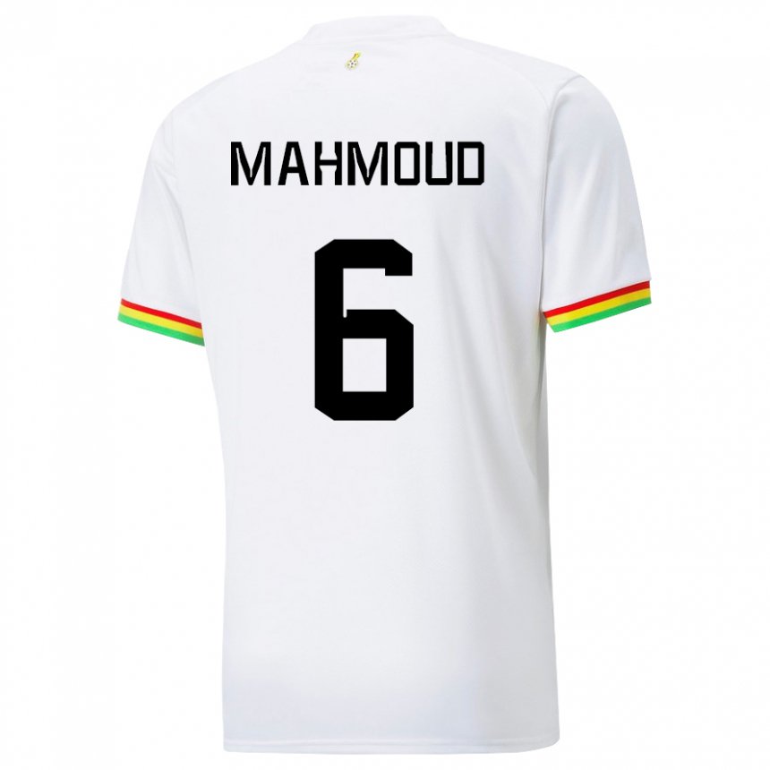 Damen Ghanaische Mohaison Mahmoud #6 Weiß Heimtrikot Trikot 22-24 T-shirt Schweiz