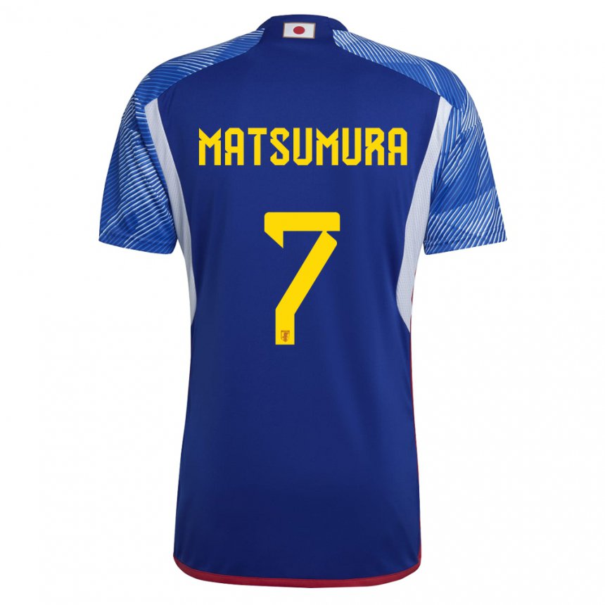 Damen Japanische Kosuke Matsumura #7 Königsblau Heimtrikot Trikot 22-24 T-shirt Schweiz