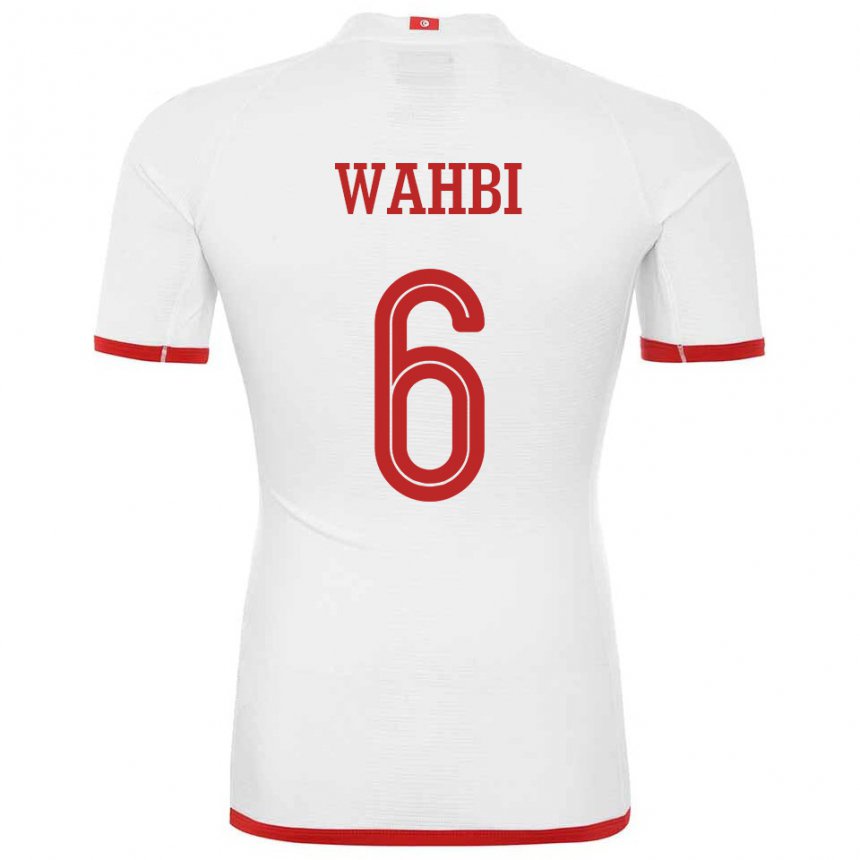 Damen Tunesische Gaith Wahbi #6 Weiß Auswärtstrikot Trikot 22-24 T-shirt Schweiz