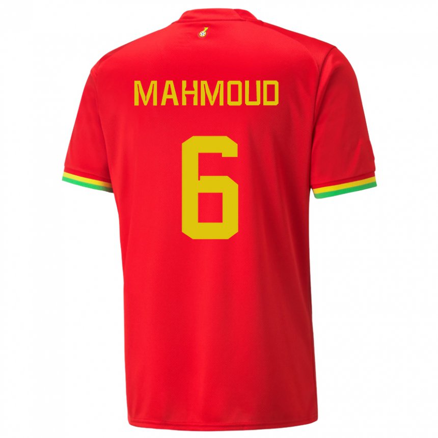 Damen Ghanaische Mohaison Mahmoud #6 Rot Auswärtstrikot Trikot 22-24 T-shirt Schweiz