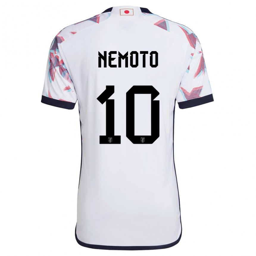 Damen Japanische Kotaro Nemoto #10 Weiß Auswärtstrikot Trikot 22-24 T-shirt Schweiz