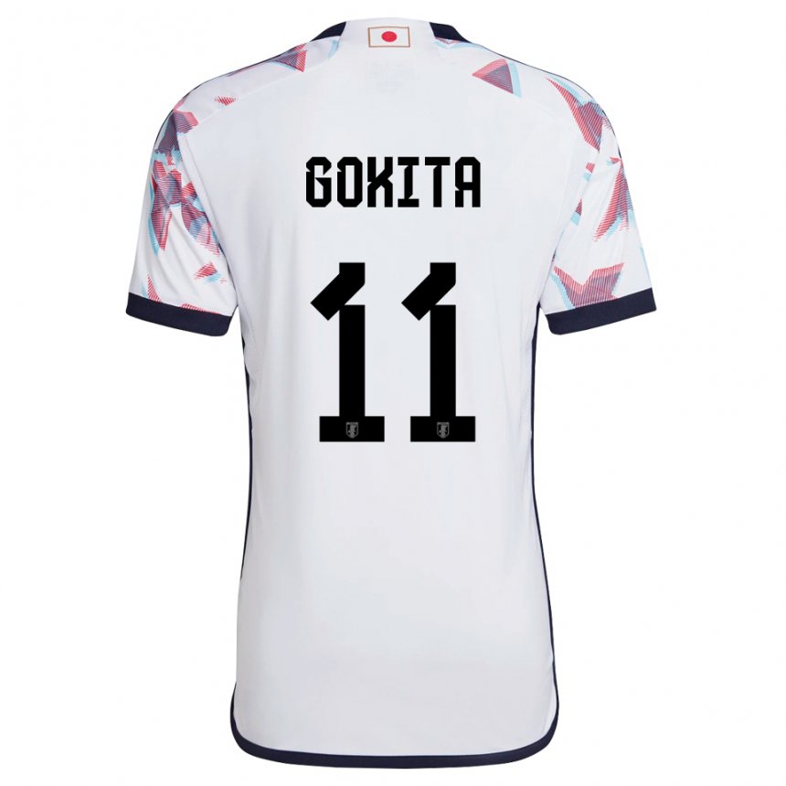 Damen Japanische Kishin Gokita #11 Weiß Auswärtstrikot Trikot 22-24 T-shirt Schweiz