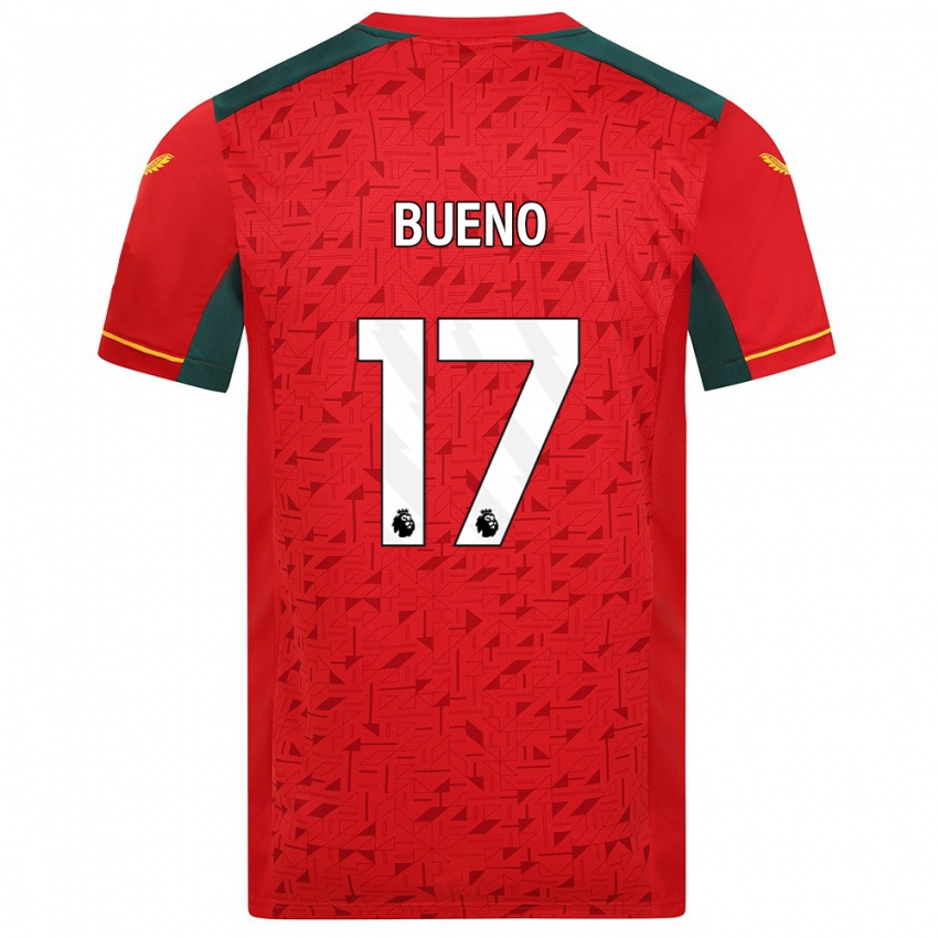 Kinder Hugo Bueno #17 Rot Auswärtstrikot Trikot 2023/24 T-Shirt Schweiz