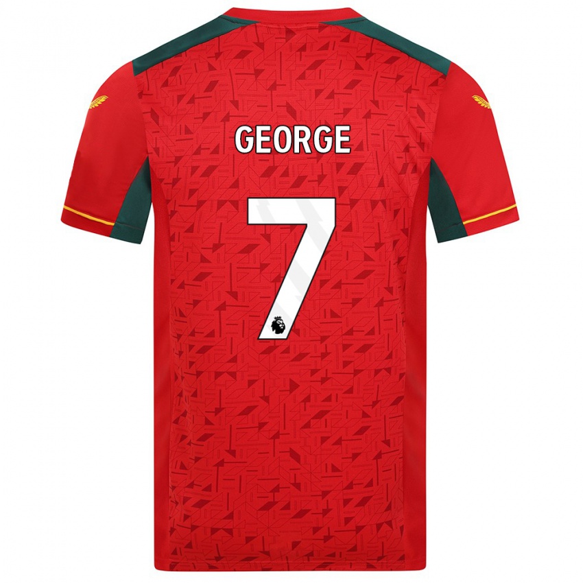 Kinder Tammi George #7 Rot Auswärtstrikot Trikot 2023/24 T-Shirt Schweiz