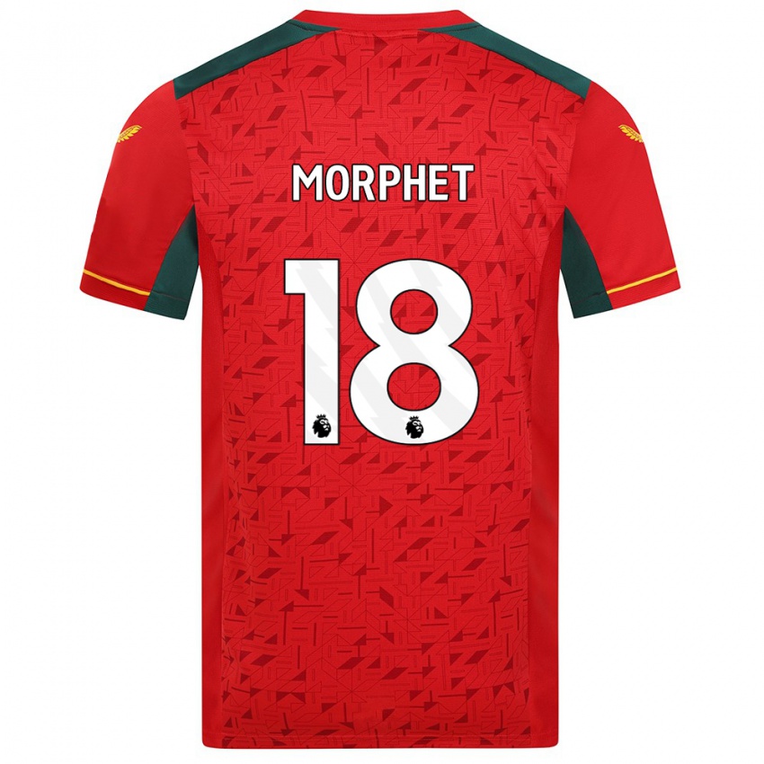 Kinder Anna Morphet #18 Rot Auswärtstrikot Trikot 2023/24 T-Shirt Schweiz