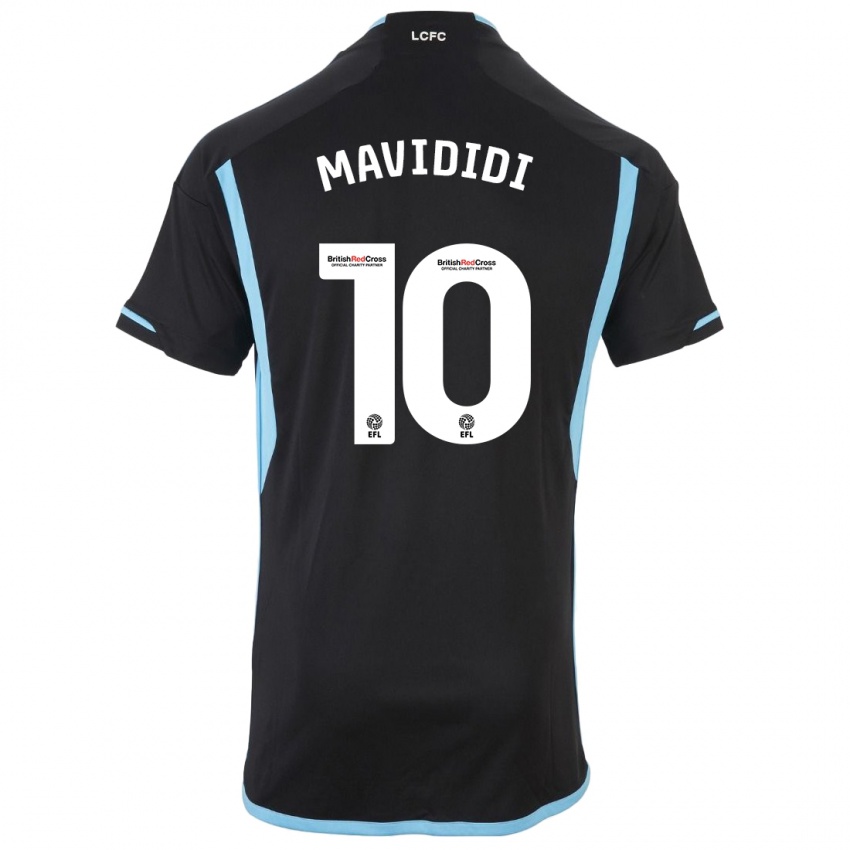 Kinder Stephy Mavididi #10 Schwarz Auswärtstrikot Trikot 2023/24 T-Shirt Schweiz