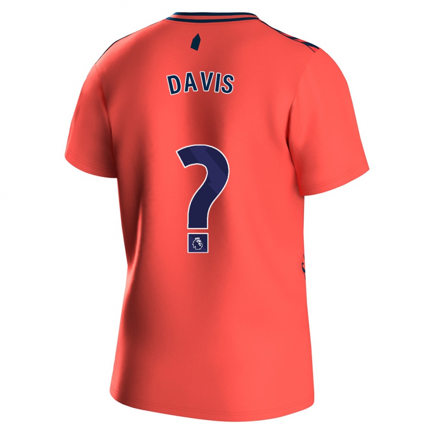 Kinder Luca Davis #0 Koralle Auswärtstrikot Trikot 2023/24 T-Shirt Schweiz