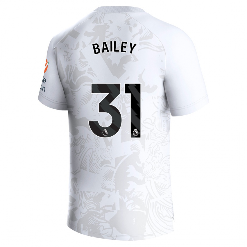 Kinder Leon Bailey #31 Weiß Auswärtstrikot Trikot 2023/24 T-Shirt Schweiz