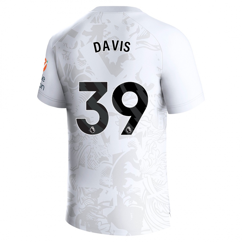 Enfant Maillot Keinan Davis #39 Blanc Tenues Extérieur 2023/24 T-Shirt Suisse