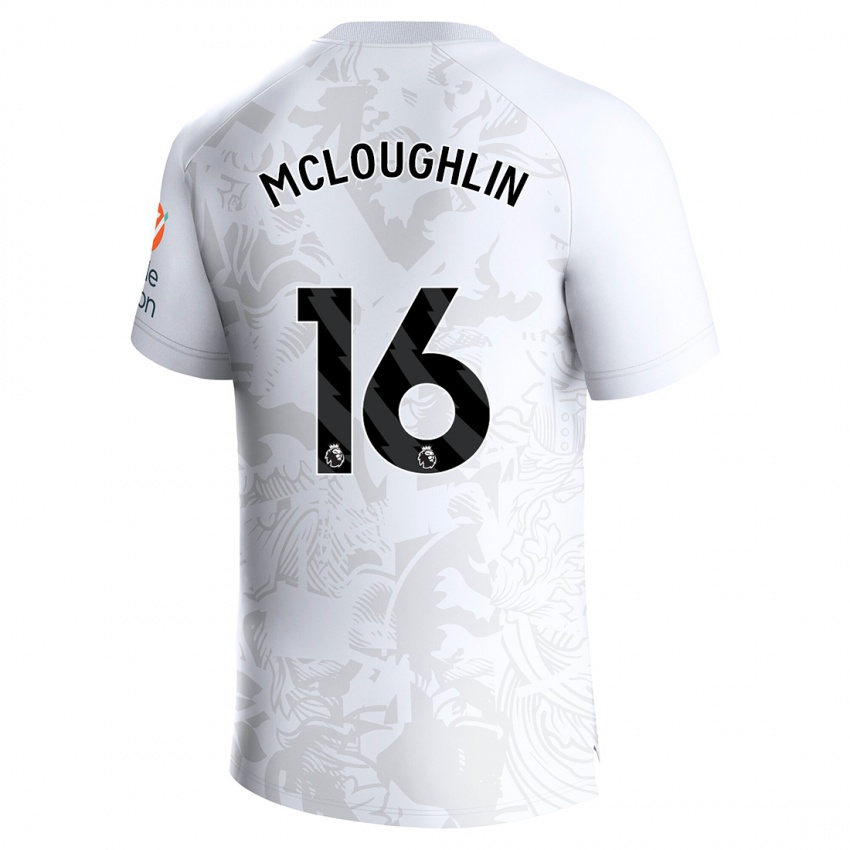 Kinder Olivia Mcloughlin #16 Weiß Auswärtstrikot Trikot 2023/24 T-Shirt Schweiz