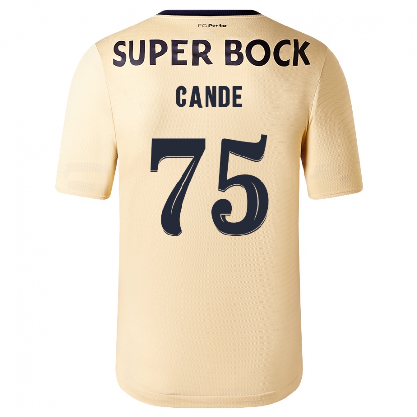 Kinder Anhá Cande #75 Beige-Gold Auswärtstrikot Trikot 2023/24 T-Shirt Schweiz