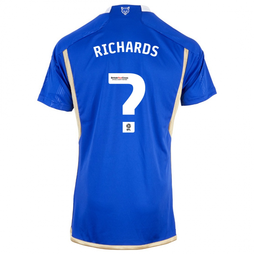 Herren Amani Richards #0 Königsblau Heimtrikot Trikot 2023/24 T-Shirt Schweiz
