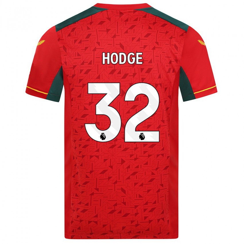 Herren Joe Hodge #32 Rot Auswärtstrikot Trikot 2023/24 T-Shirt Schweiz