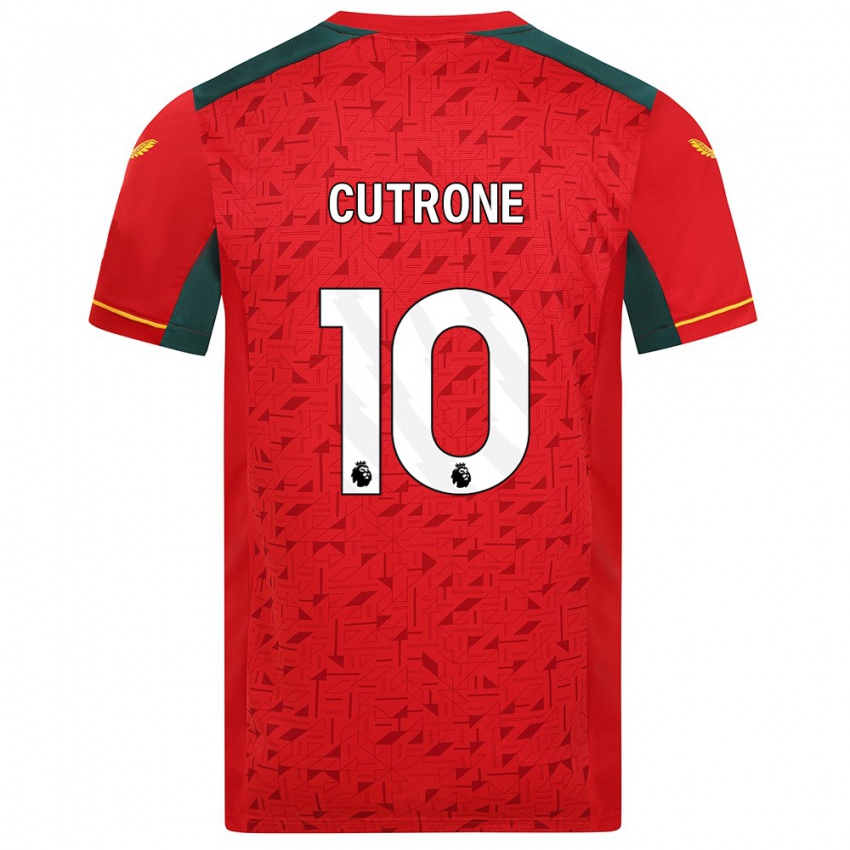 Herren Patrick Cutrone #10 Rot Auswärtstrikot Trikot 2023/24 T-Shirt Schweiz