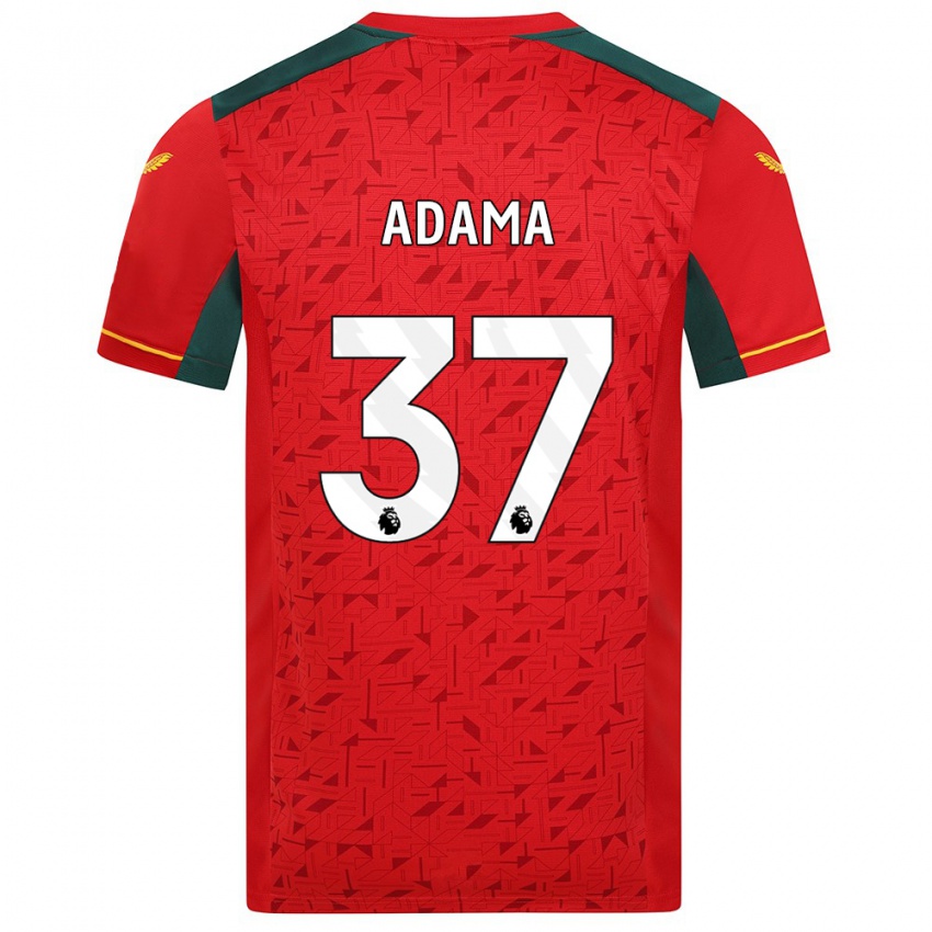 Herren Adama Traore #37 Rot Auswärtstrikot Trikot 2023/24 T-Shirt Schweiz