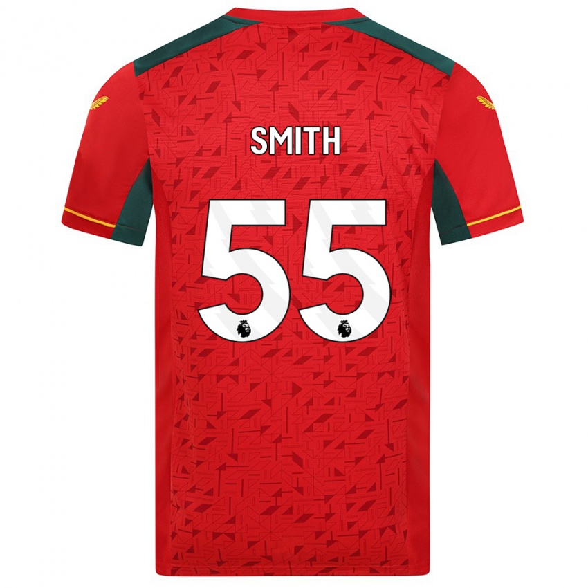 Herren Jackson Smith #55 Rot Auswärtstrikot Trikot 2023/24 T-Shirt Schweiz