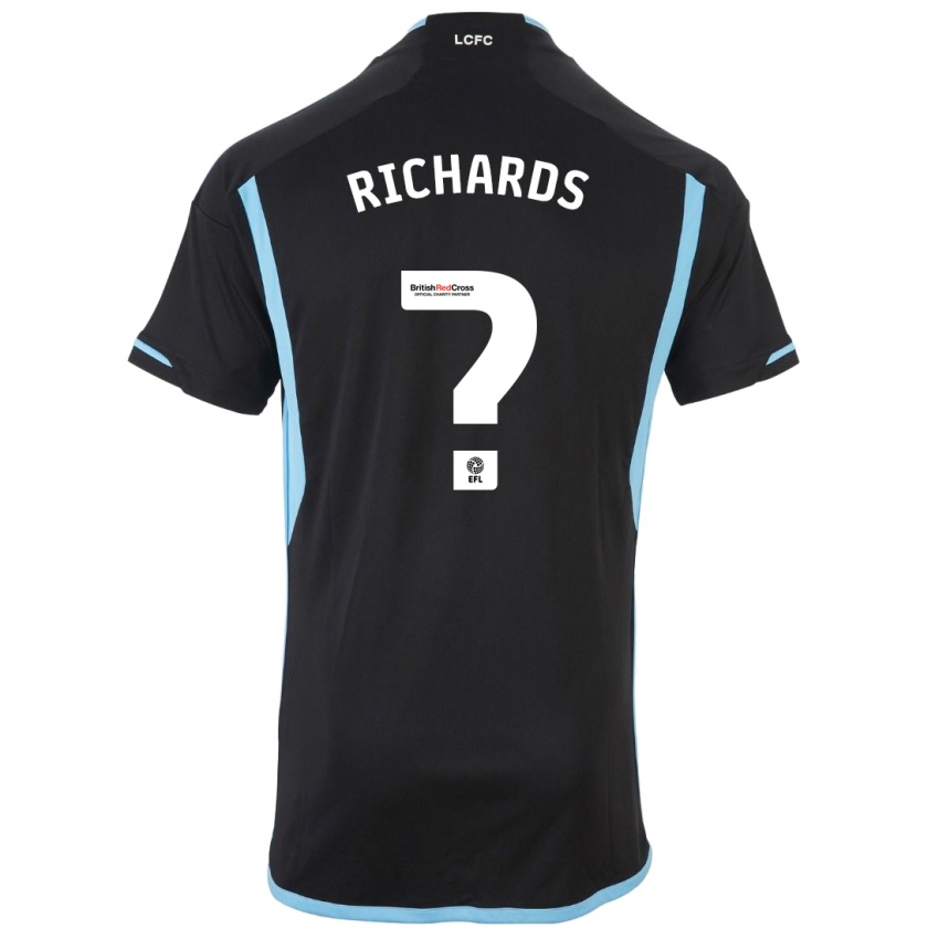 Herren Amani Richards #0 Schwarz Auswärtstrikot Trikot 2023/24 T-Shirt Schweiz