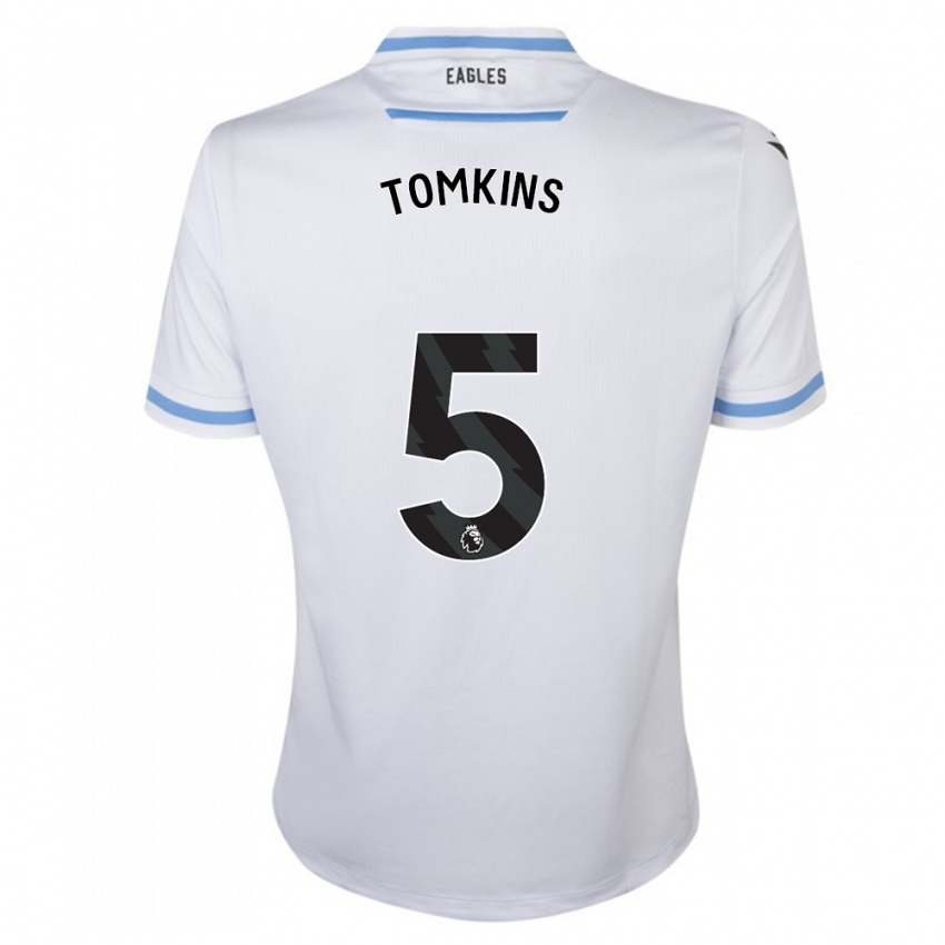Herren James Tomkins #5 Weiß Auswärtstrikot Trikot 2023/24 T-Shirt Schweiz