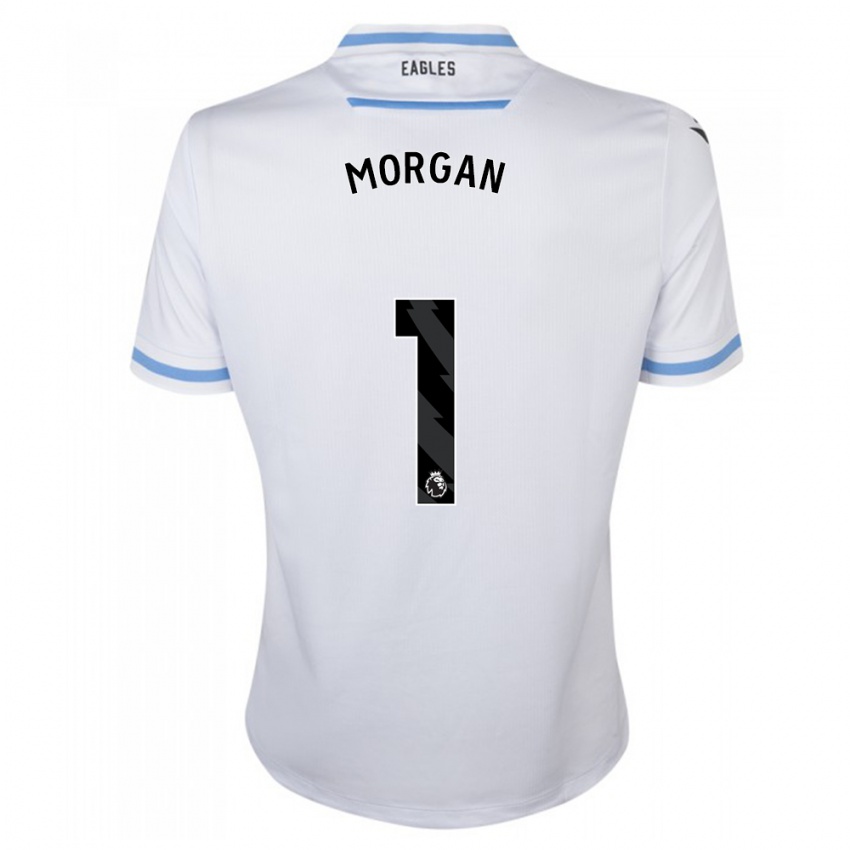 Herren Chloe Morgan #1 Weiß Auswärtstrikot Trikot 2023/24 T-Shirt Schweiz