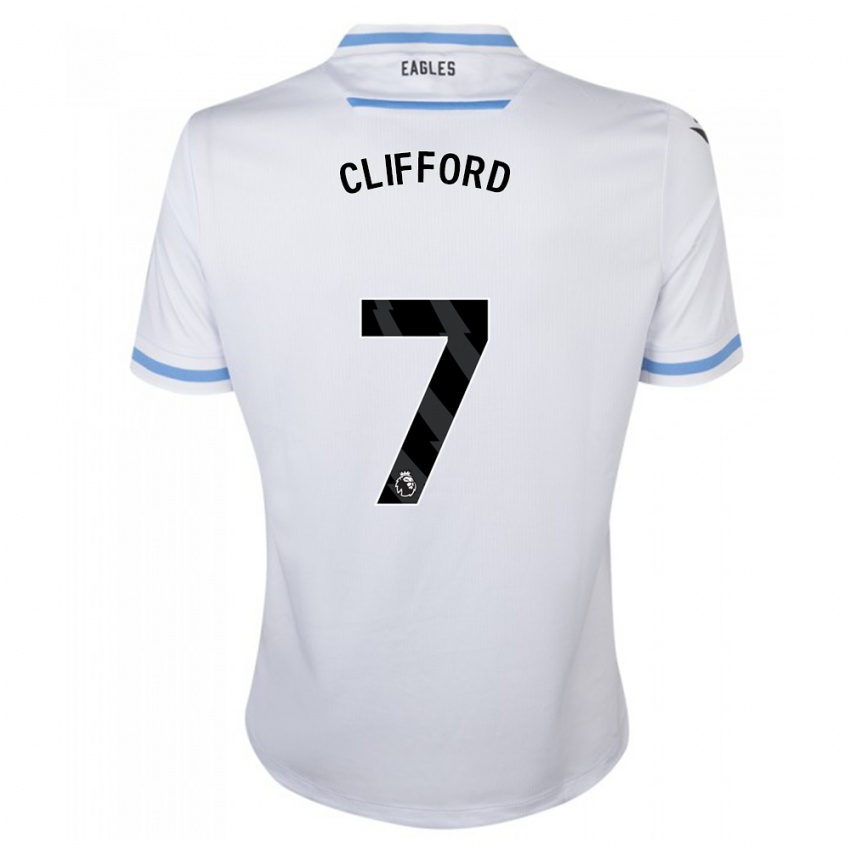Herren Charley Clifford #7 Weiß Auswärtstrikot Trikot 2023/24 T-Shirt Schweiz