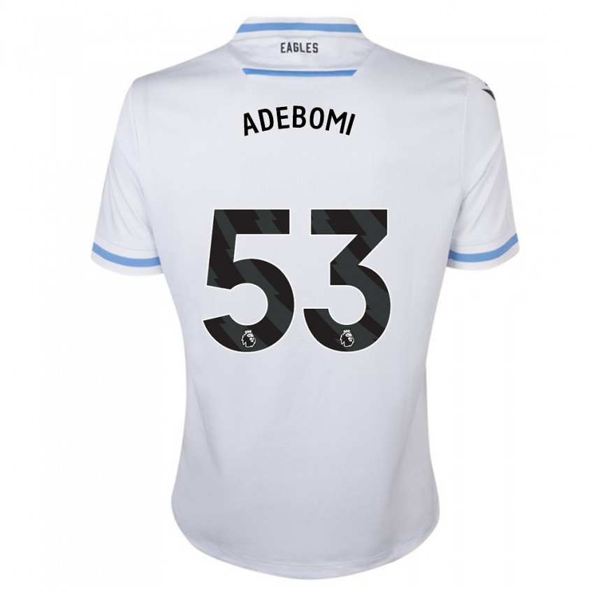 Herren Ademola Ola-Adebomi #53 Weiß Auswärtstrikot Trikot 2023/24 T-Shirt Schweiz