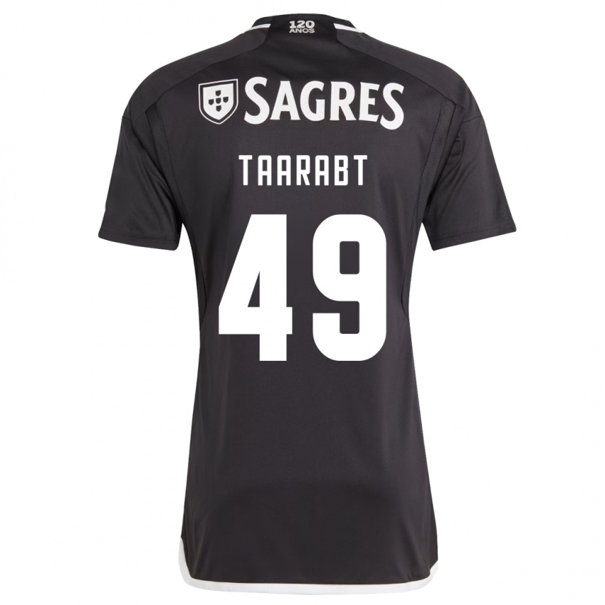 Herren Adel Taarabt #49 Schwarz Auswärtstrikot Trikot 2023/24 T-Shirt Schweiz