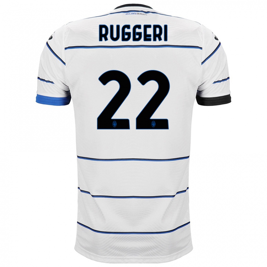 Herren Matteo Ruggeri #22 Weiß Auswärtstrikot Trikot 2023/24 T-Shirt Schweiz