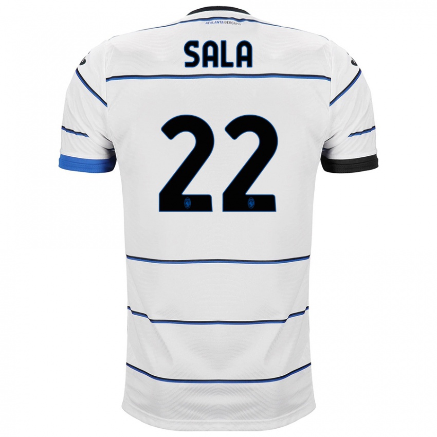 Herren Lorenzo Sala #22 Weiß Auswärtstrikot Trikot 2023/24 T-Shirt Schweiz