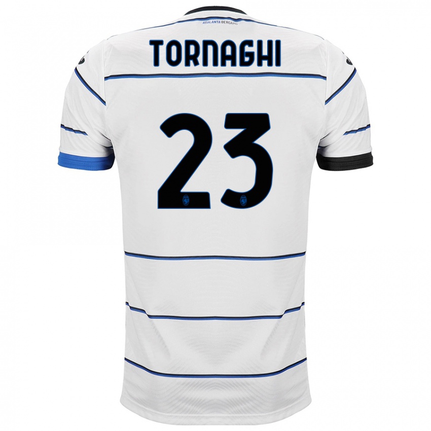 Herren Pietro Tornaghi #23 Weiß Auswärtstrikot Trikot 2023/24 T-Shirt Schweiz