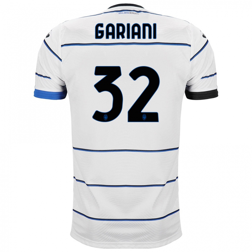 Herren Niccolò Gariani #32 Weiß Auswärtstrikot Trikot 2023/24 T-Shirt Schweiz