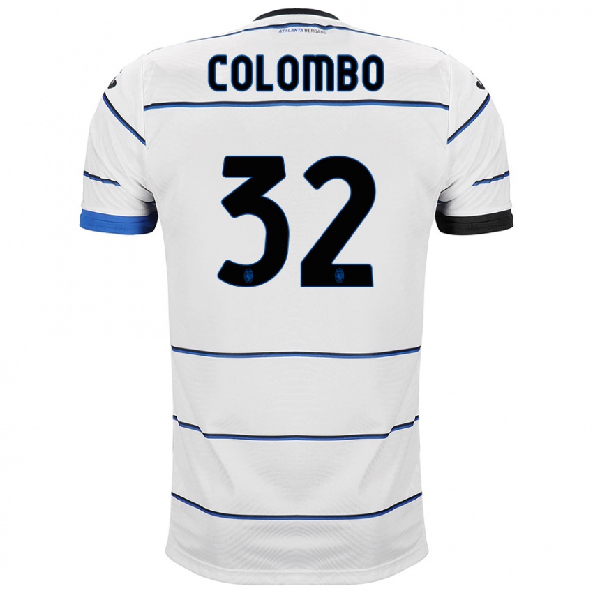 Herren Matteo Colombo #32 Weiß Auswärtstrikot Trikot 2023/24 T-Shirt Schweiz