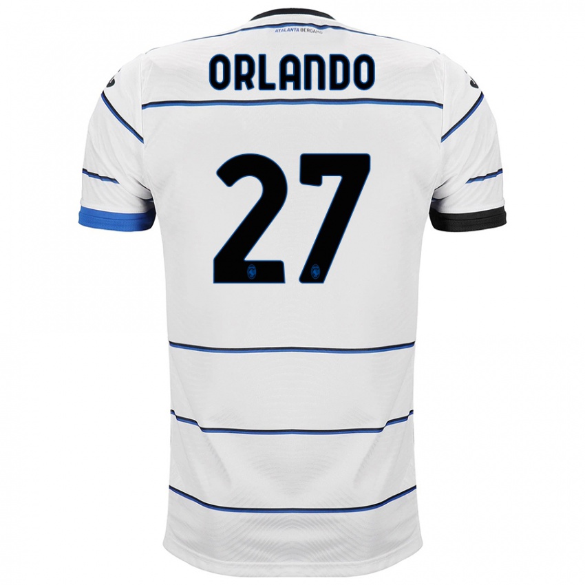 Herren Daniele Orlando #27 Weiß Auswärtstrikot Trikot 2023/24 T-Shirt Schweiz