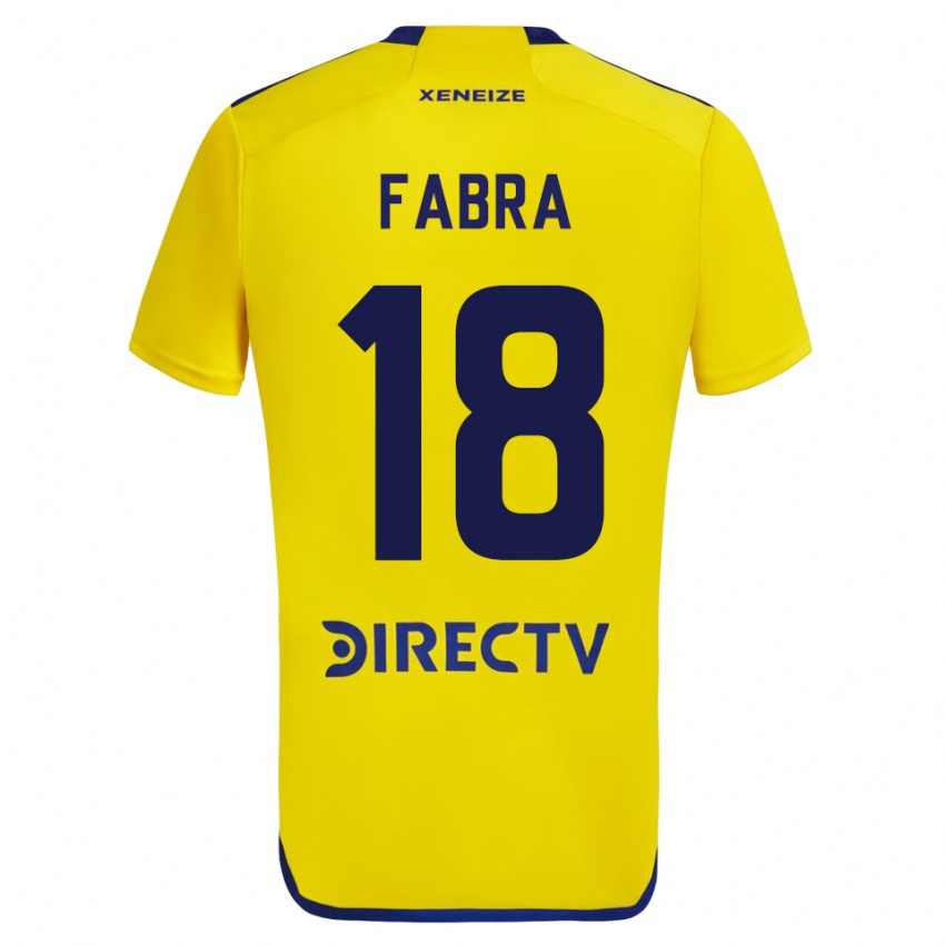 Herren Frank Fabra #18 Gelb Auswärtstrikot Trikot 2023/24 T-Shirt Schweiz