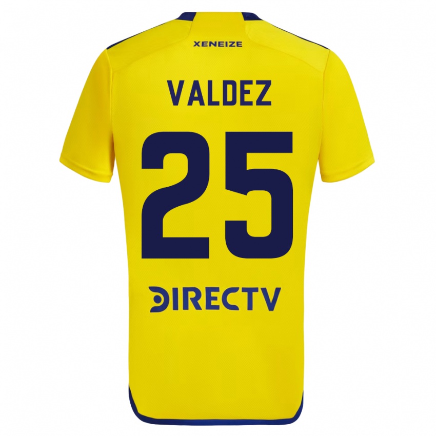 Herren Bruno Valdez #25 Gelb Auswärtstrikot Trikot 2023/24 T-Shirt Schweiz