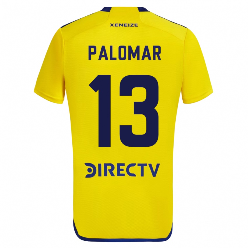 Herren Estefania Palomar #13 Gelb Auswärtstrikot Trikot 2023/24 T-Shirt Schweiz