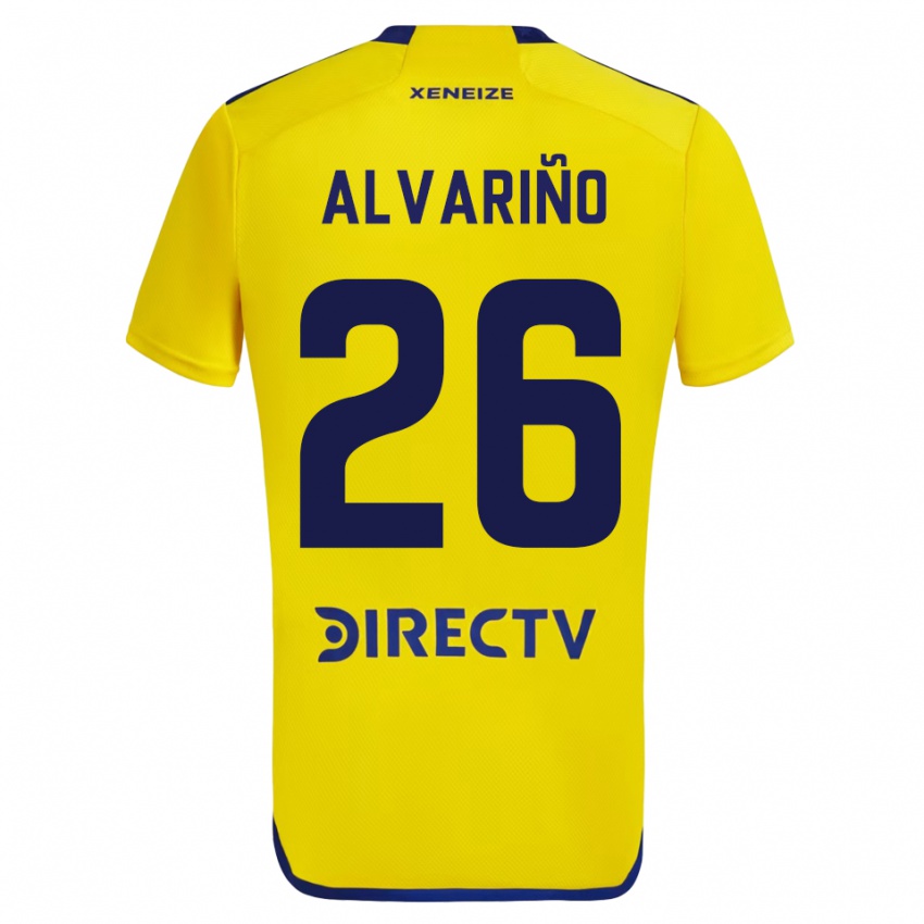 Herren Alexis Alvarino #26 Gelb Auswärtstrikot Trikot 2023/24 T-Shirt Schweiz
