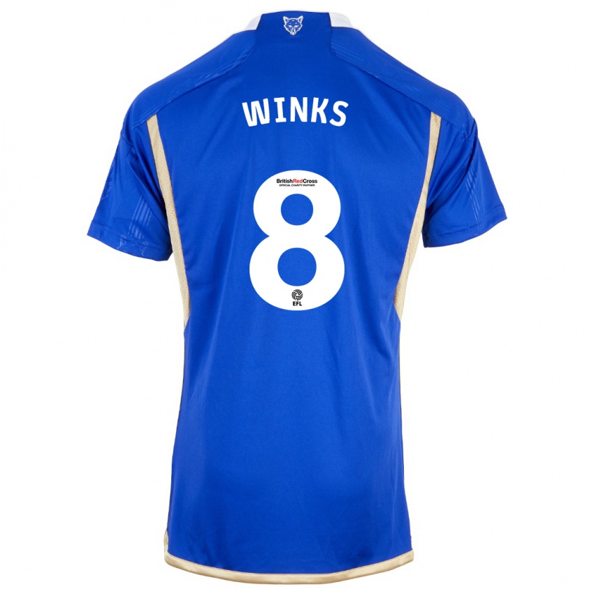 Damen Harry Winks #8 Königsblau Heimtrikot Trikot 2023/24 T-Shirt Schweiz