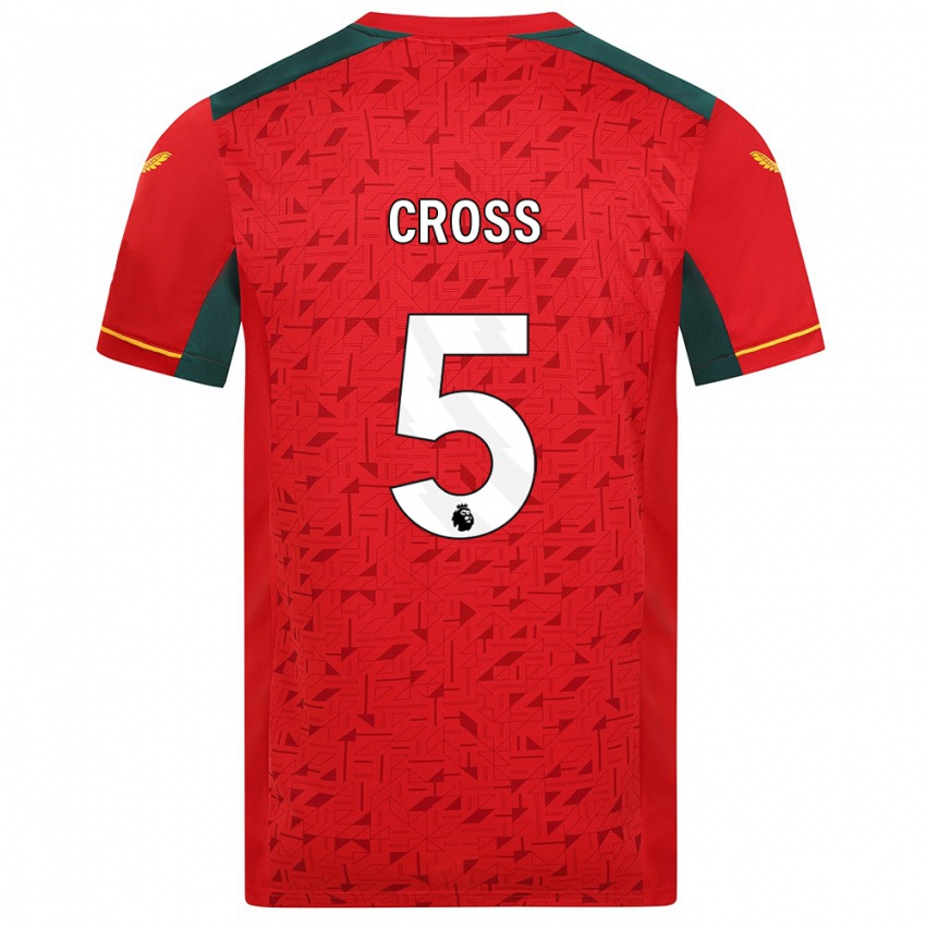 Damen Emma Cross #5 Rot Auswärtstrikot Trikot 2023/24 T-Shirt Schweiz