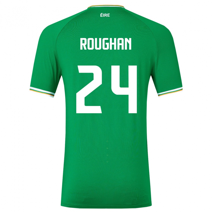 Kinder Irische Sean Roughan #24 Grün Heimtrikot Trikot 24-26 T-Shirt Schweiz