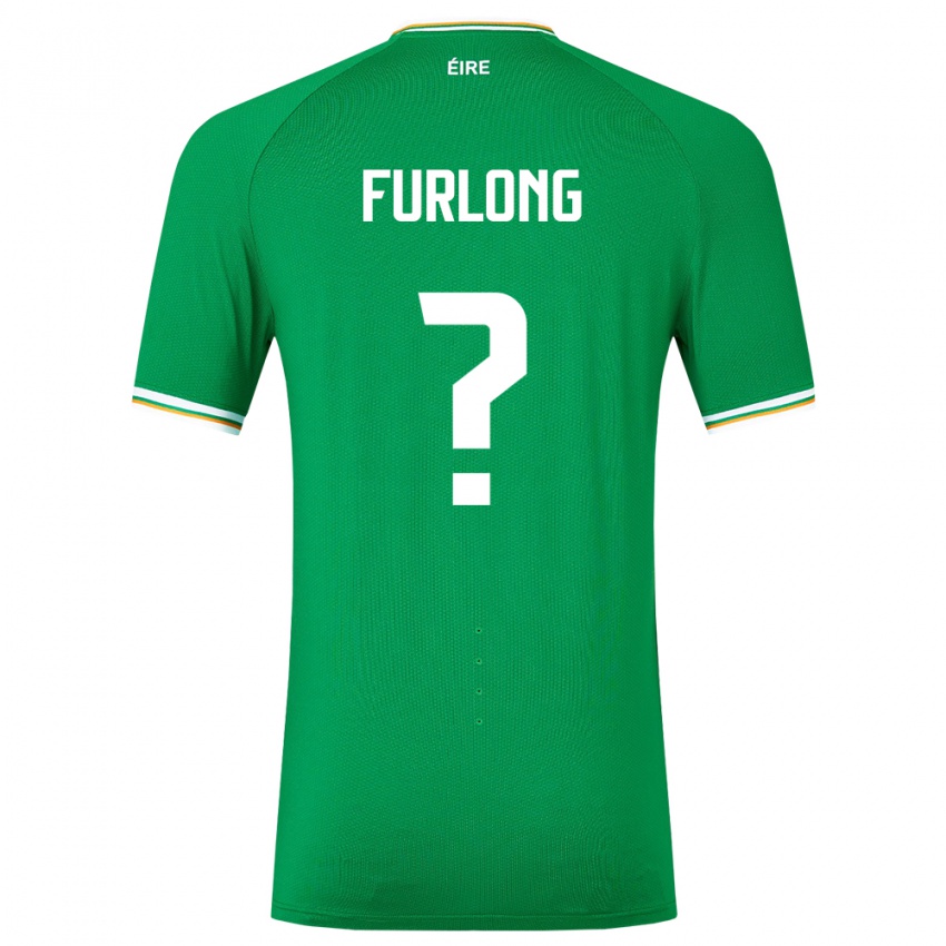 Kinder Irische James Furlong #0 Grün Heimtrikot Trikot 24-26 T-Shirt Schweiz