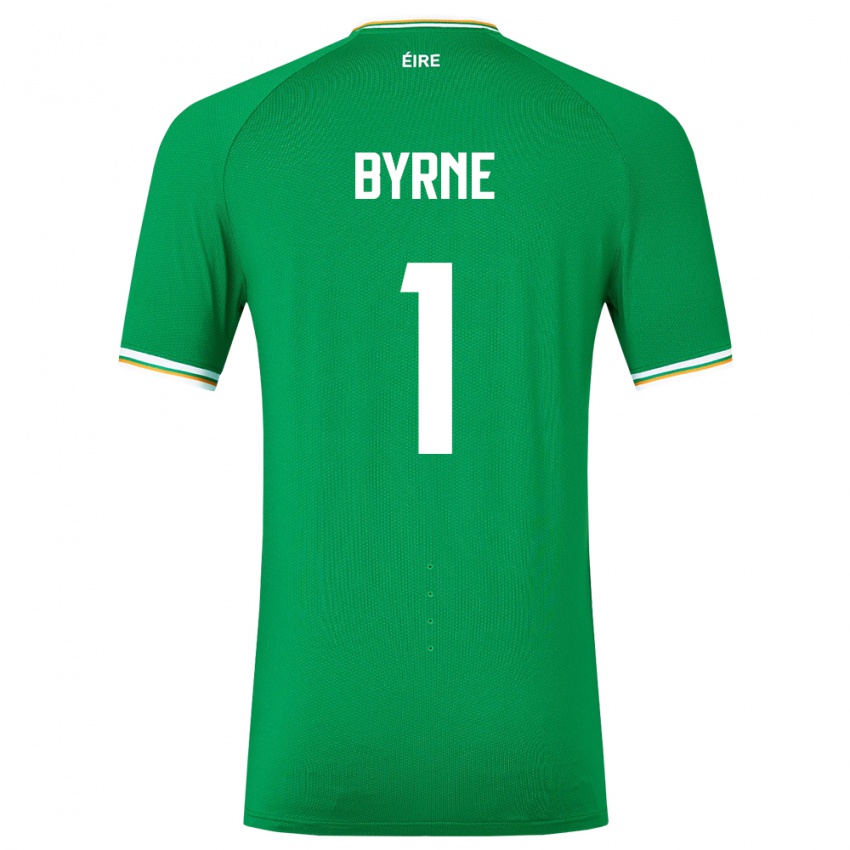 Kinder Irische Reece Byrne #1 Grün Heimtrikot Trikot 24-26 T-Shirt Schweiz