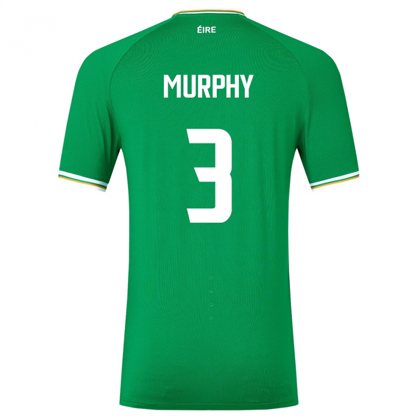 Kinder Irische Alex Murphy #3 Grün Heimtrikot Trikot 24-26 T-Shirt Schweiz