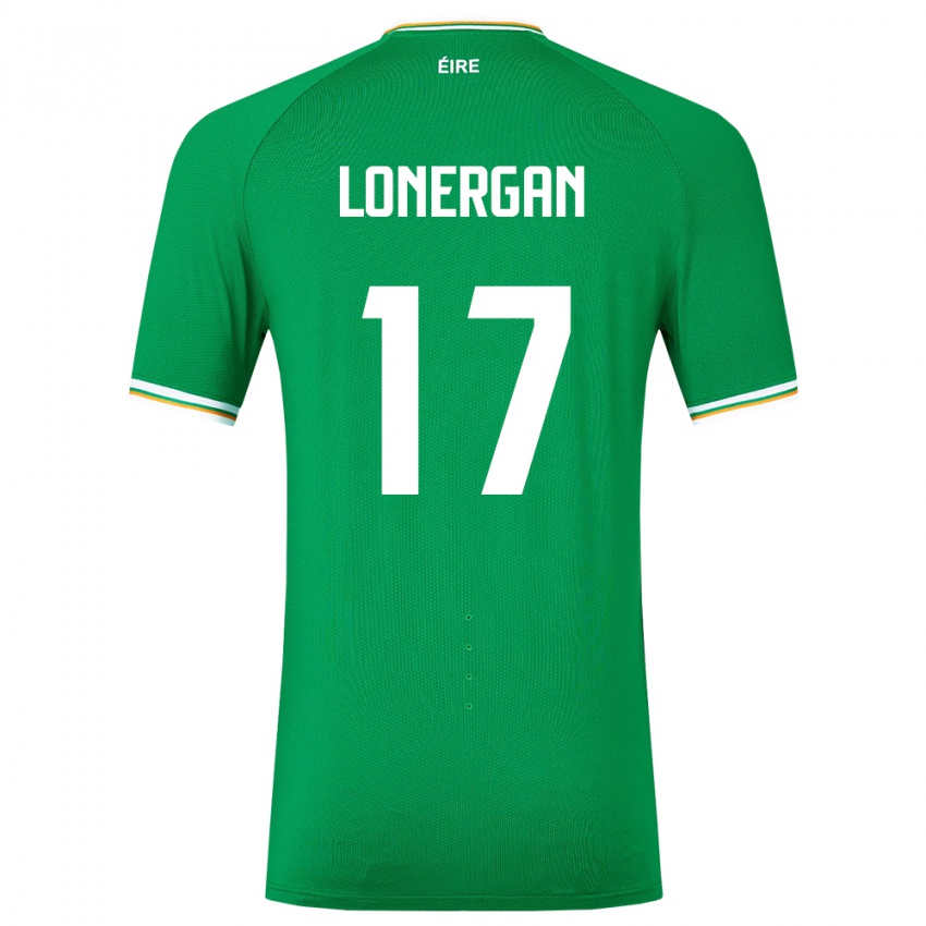 Kinder Irische Tom Lonergan #17 Grün Heimtrikot Trikot 24-26 T-Shirt Schweiz