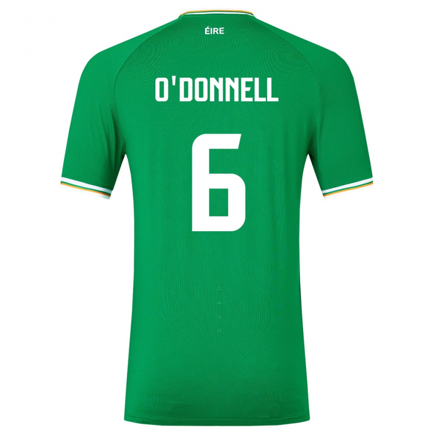 Kinder Irische Luke O'donnell #6 Grün Heimtrikot Trikot 24-26 T-Shirt Schweiz