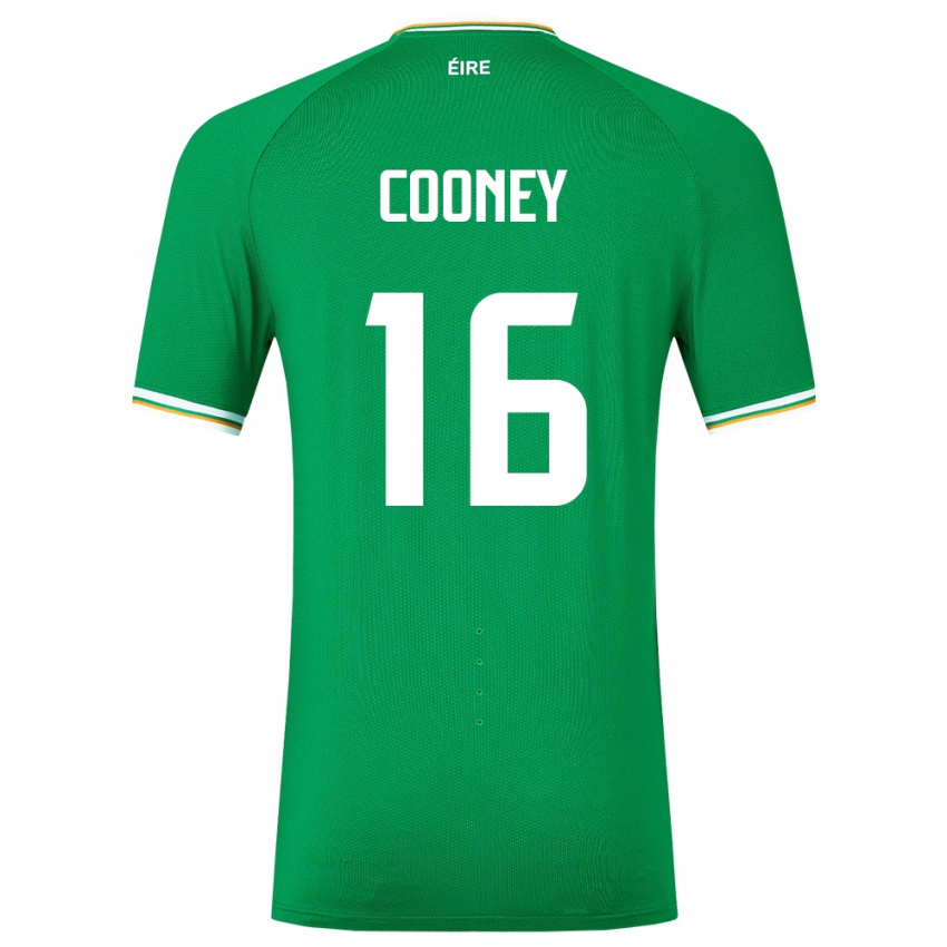 Kinder Irische Oisin Cooney #16 Grün Heimtrikot Trikot 24-26 T-Shirt Schweiz