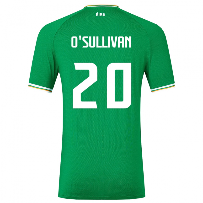 Kinder Irische Cathal O'sullivan #20 Grün Heimtrikot Trikot 24-26 T-Shirt Schweiz